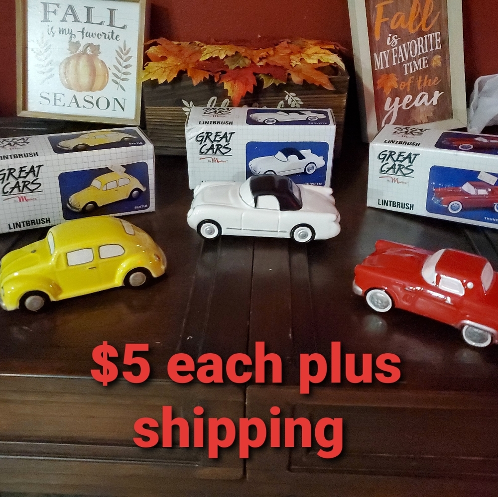 Brand new collectible Great Cars Lintbrushes